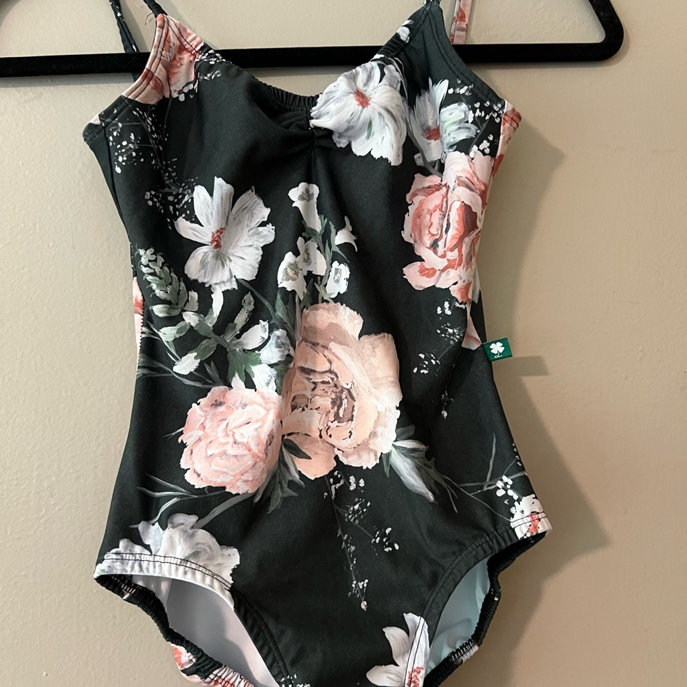 Lucky Leo floral leotard